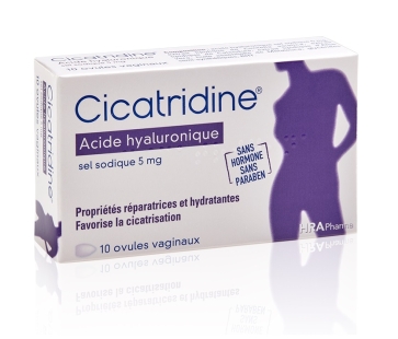 Cicatridine Cicatrisation et Sécheresse intime (10 ovules vaginaux)