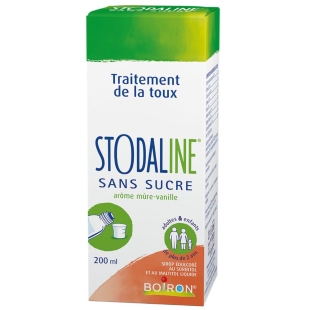 BOIRON - Stodaline Sans Sucre Sirop Flacon de 200 ml