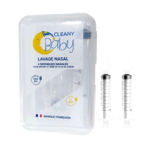 Cleany Baby Mouche Bébé 2 seringues nasales