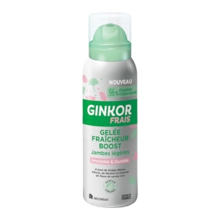 GINKOR - Frais Gelée Fraîcheur Boost - Jambes Légères - Spray 100ml