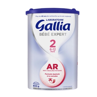 GALLIA Bébé Expert Lait Anti Regurgitations AR 2 AGE 6-12 mois (800g)