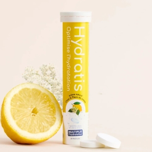 HYDRATIS - Optimise l'Hydratation - Citron et fleur de sureau - 20 Pastilles