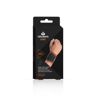 ORLIMAN SPORT - Poignet Elastique Réglable - Taille Unique - 1 Poignet