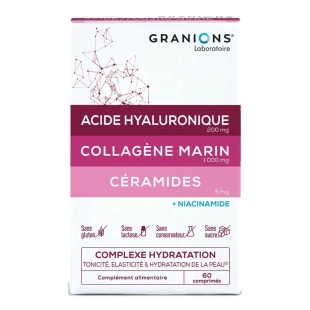 GRANIONS Complexe Hydratation Complément Alimentaire - 60 comprimés
