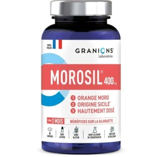 Granions Morosil 400 mg pilulier 60 gélules à base d'extrait d'orange rouge Moro