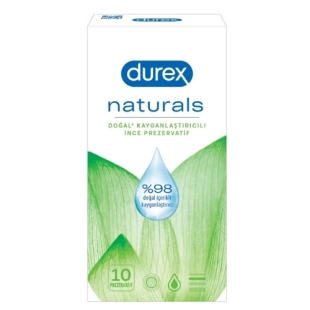Durex Natural (10 préservatifs lubrifiés)