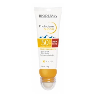 BIODERMA - Photoderm Duo Ski Crème visage et lèvres SPF50+ - 20ml+2g