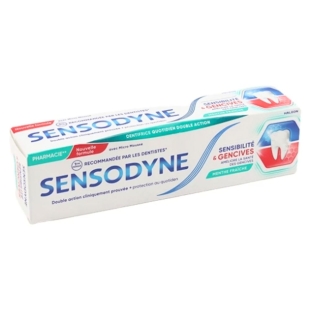SENSODYNE Dentifrice Sensibilité et Gencives Menthe Fraîche (75 ml)