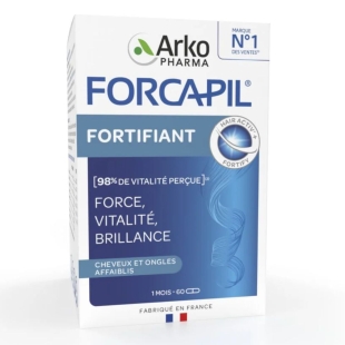 ARKOPHARMA - Forcapil Fortifiant Cheveux et Ongles - 60 gélules