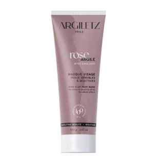 ARGILETZ - Masque Visage Argile Rose Effet Emollient - 100g