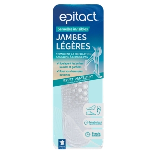 EPITACT - Semelles Thérapeutiques Jambes Légères - Invisibles