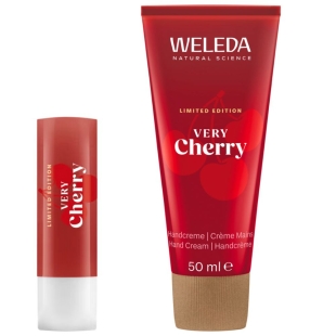 WELEDA - Coffret Very Cherry Mes Essentiels - 2 soins Lèvres et Mains