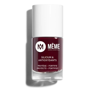 MEME Cosmetics - Vernis à ongles Silicium et Antioxydants - Cassis 10ml