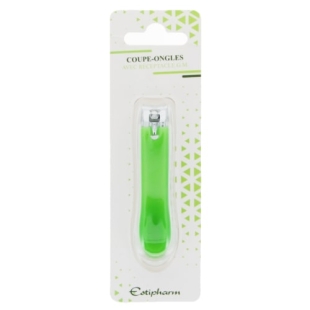 ESTIPHARM Coupe-Ongles Grand Modèle (8 cm) avec Récupérateur Amovible