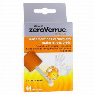 Objectif ZeroVerrue - Traitement des Verrues des Mains et des Pieds - 5 ml