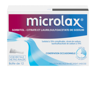 MICROLAX Boite de 12 récipients unidoses