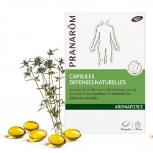 capsules immunité bio gingembre sarriette huiles essentielles défenses naturelles hiver