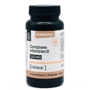 Nat & Form - Complexe Vitamines B 320mg - 30 gélules