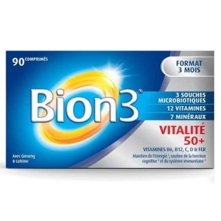 BION 3 Vitalité 50+ - Boîte 90 comprimés
