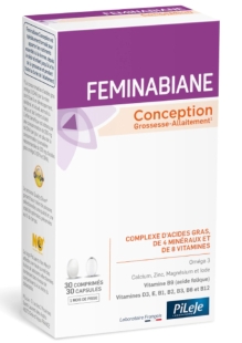 FEMINABIANE Conception - 30 comprimés et 30 capsules - Pileje