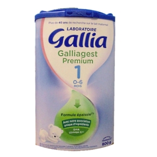 GALLIA GALLIAGEST Premium Digestion 1 AGE 0-6 mois (800g)