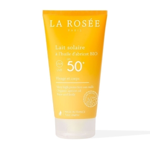 La Rosée Lait Solaire à l'Huile Abricot Bio SPF50+ 150 ml