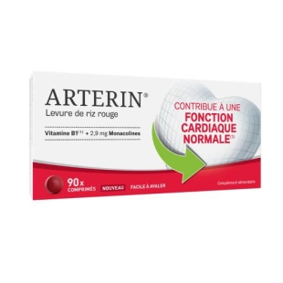 ARTERIN - Levure de Riz Rouge Fonction Cardiaque - 90 Comprimés