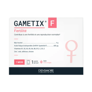 gametix f fertilite femme myo inositol zinc vitamines b9 b12 selenium ovulation reproduction complement