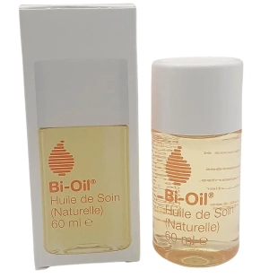 Bi-Oil Huile de soin 100 % naturelle pour aider à améliorer l’apparence des cicatrices et des vergetures 60 ml