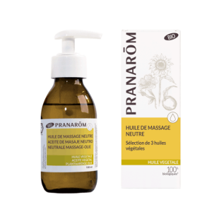 PRANAROM - Huile De Base Neutre Naturelle Bio Pour Massages - Flacon Pompe 100ml 