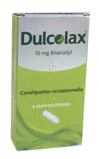 DULCOLAX suppositoires (6 suppositoires)