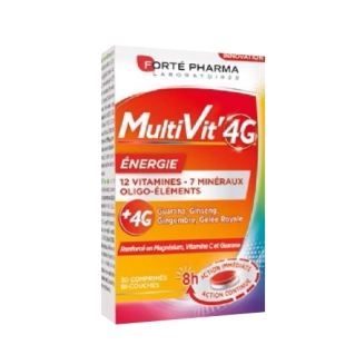 MULTIVIT 4G Energie Vitamines (30 comprimés) Forte Pharma