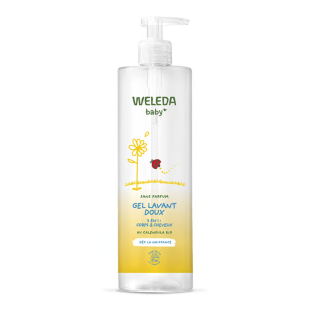 WELEDA Baby - Gel lavant Doux 2en1 Corps et Cheveux - 400ml