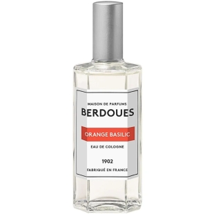 BERDOUES - Eau de Cologne Orange Basilic - 125 ml. Eau de Cologne solaire et hespéridée.