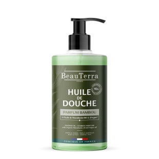 BEAUTERRA - Huile de Douche Parfum Bambou - 750ml