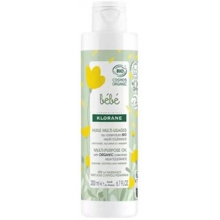 KLORANE - Huile Multi-usages Bébé Bio - Flacon 200ml
