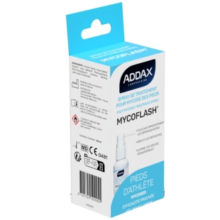 ADDAX Mycoflash - Spray de Traitement pour Mycose des Pieds - 25ml