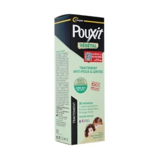 POUXIT VEGETAL Traitement Anti-Poux et Lentes (200 ml)