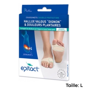 EPITACT - Coussinets Protecteurs Hallux Valgus et Douleurs Plantaires 