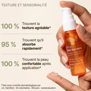SEFIA - Sérum Eclat Aide à uniformiser le teint et atténuer les taches