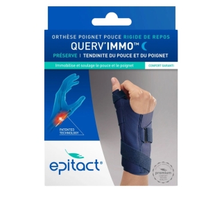 EPITACT - Orthèse Poignet Pouce pour Tendinite Querv'Immo - Main Droite