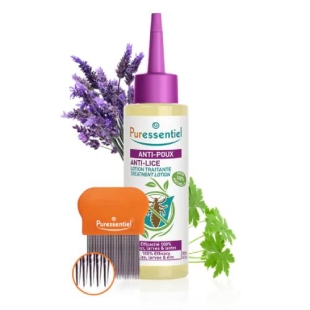 PURESSENTIEL - Anti-Poux Lotion Traitante - 1 Flacon 100ml + Peigne