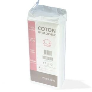 VITADOMIA - Coton Hydrophile BIO - 100g