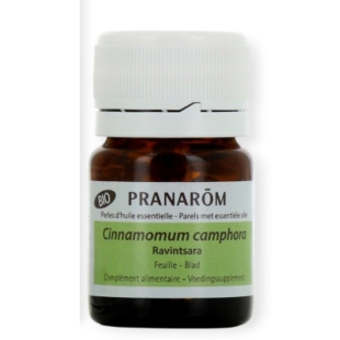 Pranarom - Ravintsara Perles D'huile Essentielle Bio - 60 perles