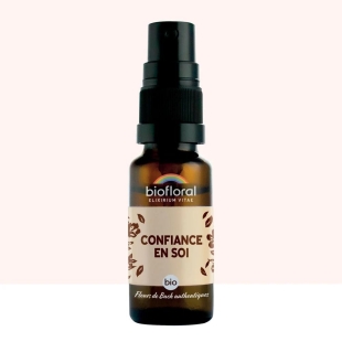 BIOFLORAL Spray Confiance en Soi - Fleurs de Bach Bio