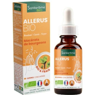 SANTAROME BIO Bourgeons ALLERUS Allergies - Rhume des foins (30ml)