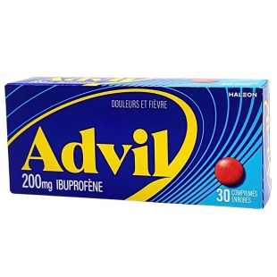 ADVIL - Ibuprofène 200 mg Comprimé - 30 Comprimés Enrobés