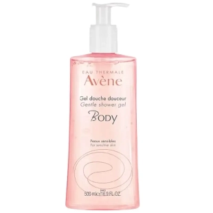 AVENE - Gel Douche Douceur Body - 500 ml. Gel lavant doux et hydratant, visage et corps pour les peaux sensibles.