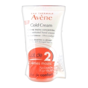 AVENE COLD CREAM Crème Mains (lot 2 x 50 ml) PROMO