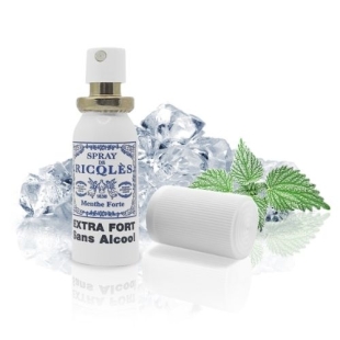 RICQLES - Spray Buccal Extrat Fort Sans Alcool Menthe Forte - 15ml